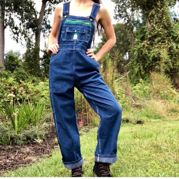 Liberty Denim - Vintage Lady Liberty Blue Denim overalls!